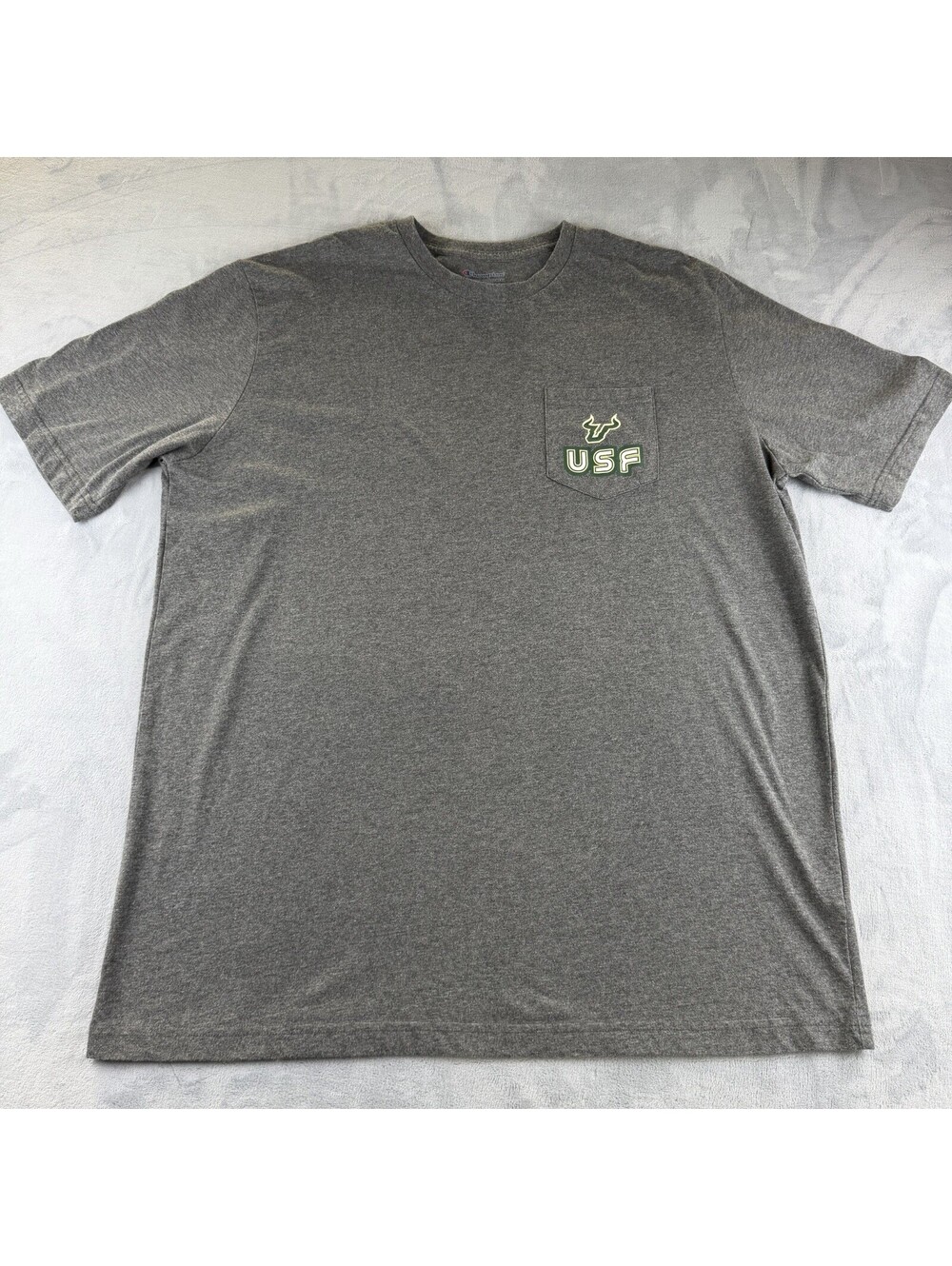 Champion USF Bulls T-Shirt Men’s 2XL Gray South Florida NCAA College Graphic